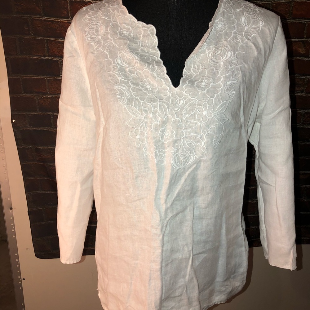 Linen pullover